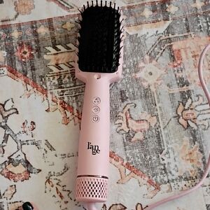 Lange Pink Heated Paddle Hair Brush Straightener
